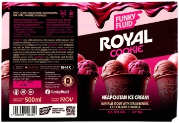 Funky Fluid 2024 12 Royal Cookie Neapolitan Ice Cream Imperial Stout