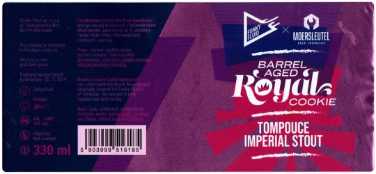 Funky Fluid 2024 12 Royal Cookie Tompouce Imperial Stout Barrel Aged