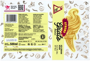 Funky Fluid 2024 12 Xtreme Bianco Ice Cream Sour