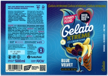 Funky Fluid 2024 12 Xtreme Blue Velvet Ice Cream Sour