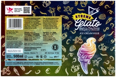 Funky Fluid 2024 12 Xtreme Gelato Blueberry Plum Banana And Rapsberry Cheescake Ice Cream Sour