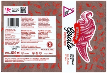 Funky Fluid 2024 12 Xtreme Gelato Rapsberry Banana White Cpoboc Shake Ice Cream Sour