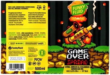 Funky Fluid 2025 03 Game Over Spread American Ipa