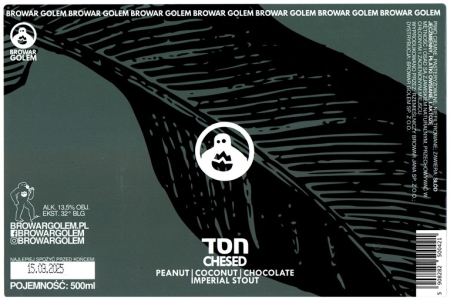 Golem 2024 12 Ton Chesed Imperial Stout Peanut Coconut Chocolate