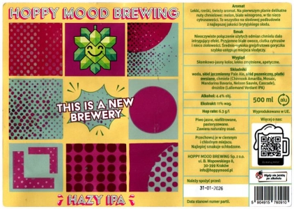 Hoppy Mood Brewing 2025 11 Hazy Ipa