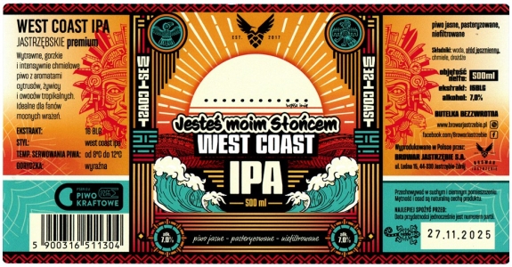 Jastrzebie 2025 03 Jestes Moim Sloncem West Coast Ipa