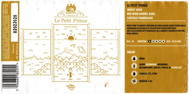 Komitet 2024 12 Le Petit Prince Wheat Wine Red Wine Ba Chateau Fombrauge