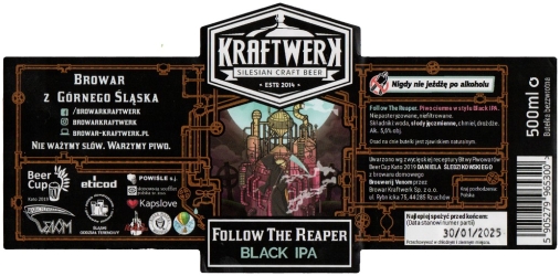 Kraftwerk 2024 12 Follow The Reaper Black India Pale Ale