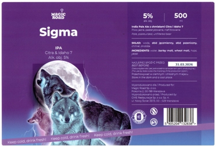 Magic Road 2025 03 Sigma India Pale Ale