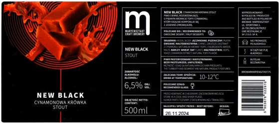 Maryensztadt 2024 10 New Black Cynamonowa Krowka Stout