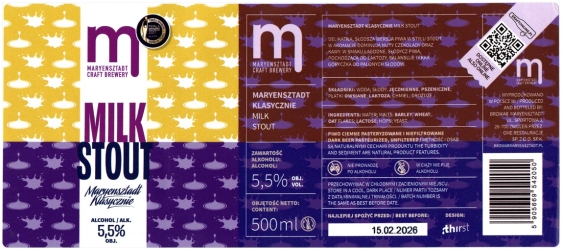 Maryensztadt 2025 03 Maryensztadt Klasycznie Milk Stout