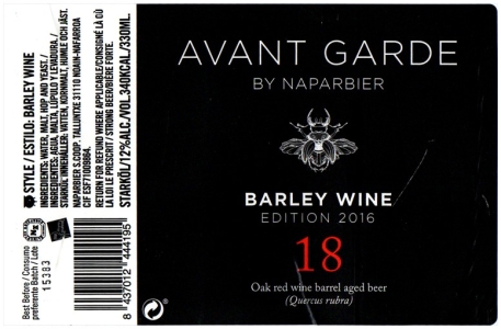 Naparbier 2024 12 Avant Garde Barley Wine