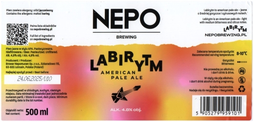 Nepomucen 2024 11 Labirytm American Pale Ale
