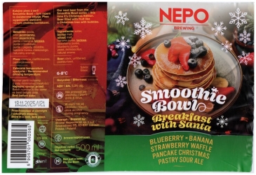 Nepomucen 2024 12 Smoothie Bowl Breakfast With Santa Pastry Sour Ale