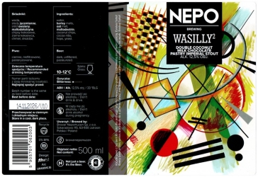 Nepomucen 2024 12 Wasilly 2 Double Coconut Milk Chocolate Pastry Imperial Stout