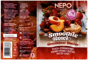 Nepomucen 2025 12 Smoothie Bowl Breakfast Butter Pastry Sour