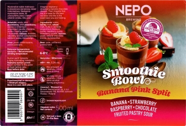 Nepomucen 2026 01 Smoothie Bowl Banana Pink Split Fruited Pastry Sour