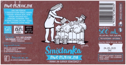 Browar Jan Olbracht (2020): Śmietanka - Piwo Pszeniczne