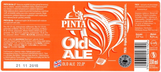 Pinta 2024 12 Old Ale