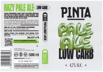 Pinta 2025 06 Hazy Pale Ale Low Carb
