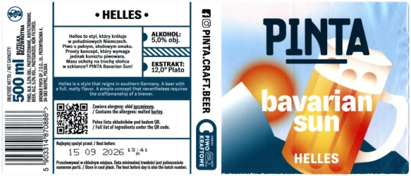 Pinta 2026 01 Bavarian Sun Helles