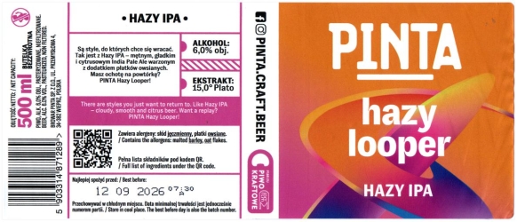 Pinta 2026 01 Hazy Looper Hazy Ipa
