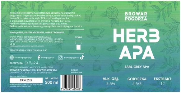 Pogorza 2025 01 Herb Apa Earl Grey Apa 2