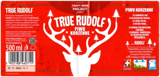 Polczyn Zdroj 2025 12 True Rudolf Piwo Jasne Korzenne