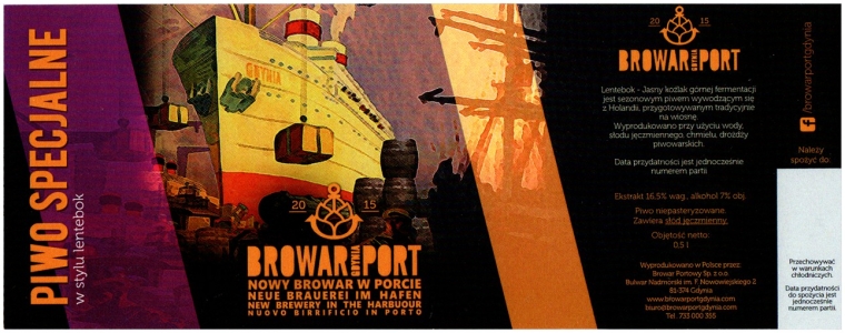 Portowy Xxxx Piwo Specjalne Lentebok