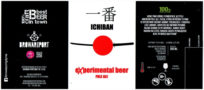 Port Gdynia 2025 08 Ichiban Experimental Beer Pale Ale