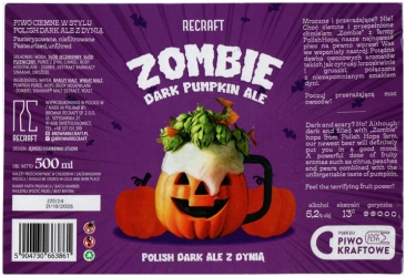 Recraft 2024 11 Zombie Dark Pumpkin Ale