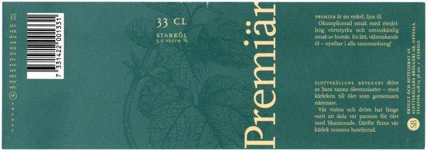 Slottskallans 0000 Premiar