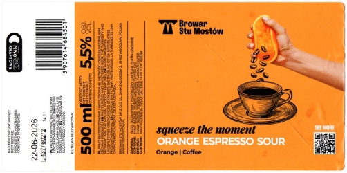 Stu Mostow 2026 01 Squeeze The Moment Orange Espresso Sour