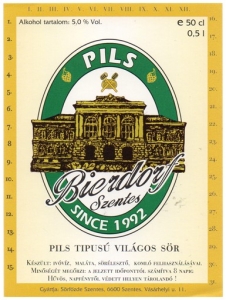 Szentes 0000 Bierdorf Pils