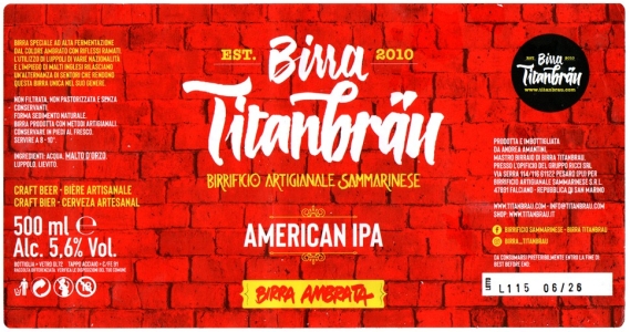 Titanbrau 2025 06 Birra Ambrata American Ipa