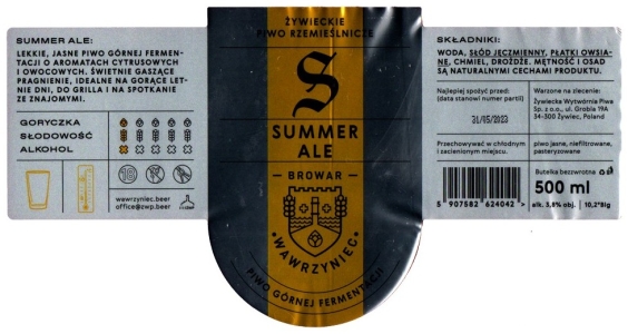 Wawrzyniec 2023 01 Summer Ale