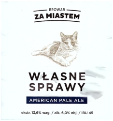 Browar za Miastem (2018): Własne Sprawy - American Pale Ale