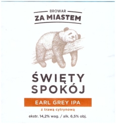 Browar za Miastem (2019): Święty Spokój, Earl Grey India Pale Ale
