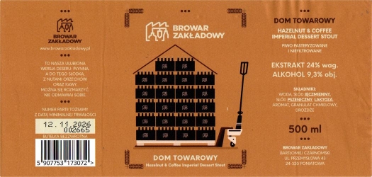 Zakladowy 2026 01 Dom Towarowy Hazelnut And Coffee Imperial Dessert Stout