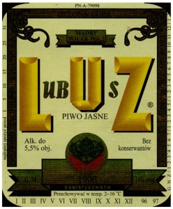 Zielona Gora 0000 Lubusz Piwo Jasne